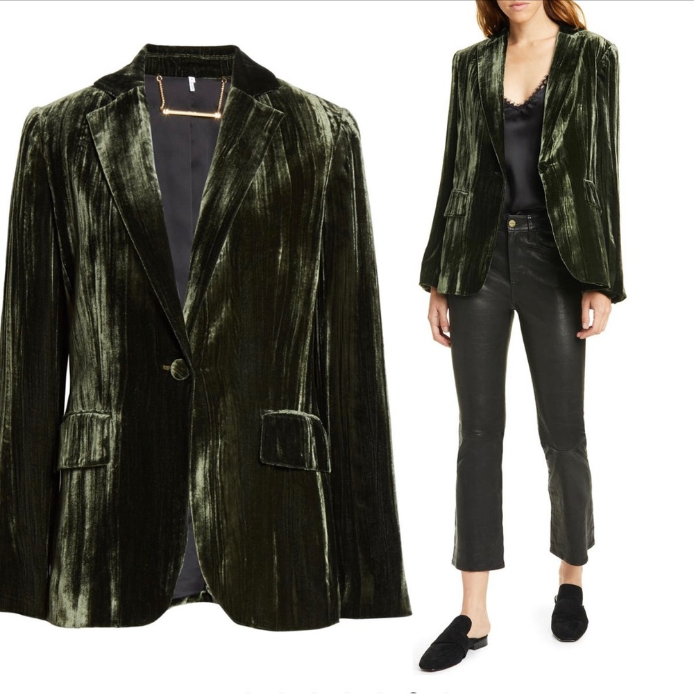 Frame Velvet Blazer